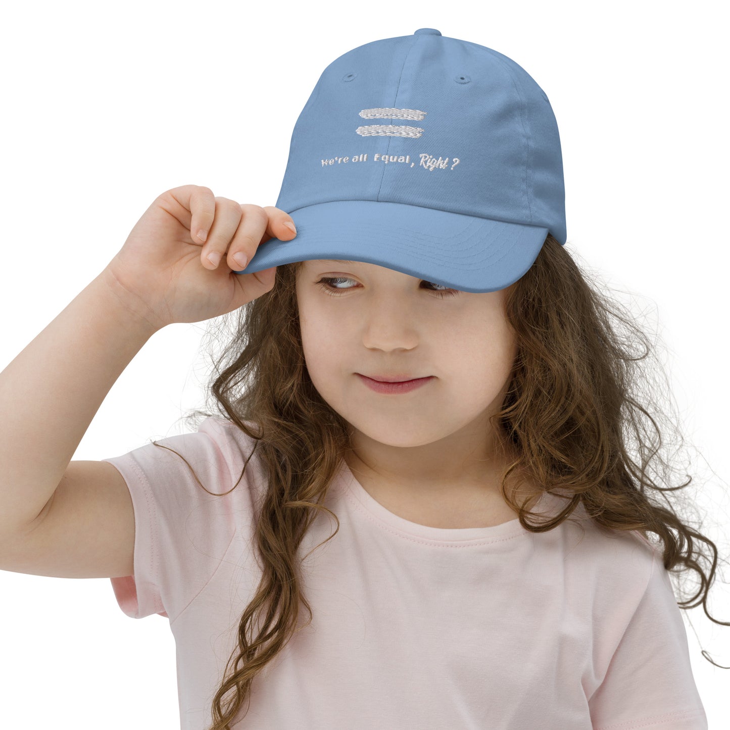 Youth baseball cap/ We are all equal, right?