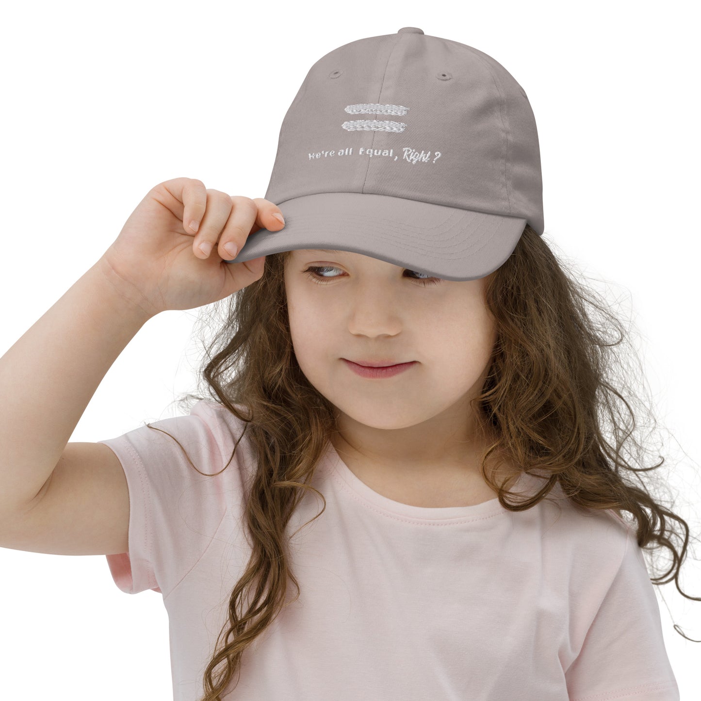 Youth baseball cap/ We are all equal, right?