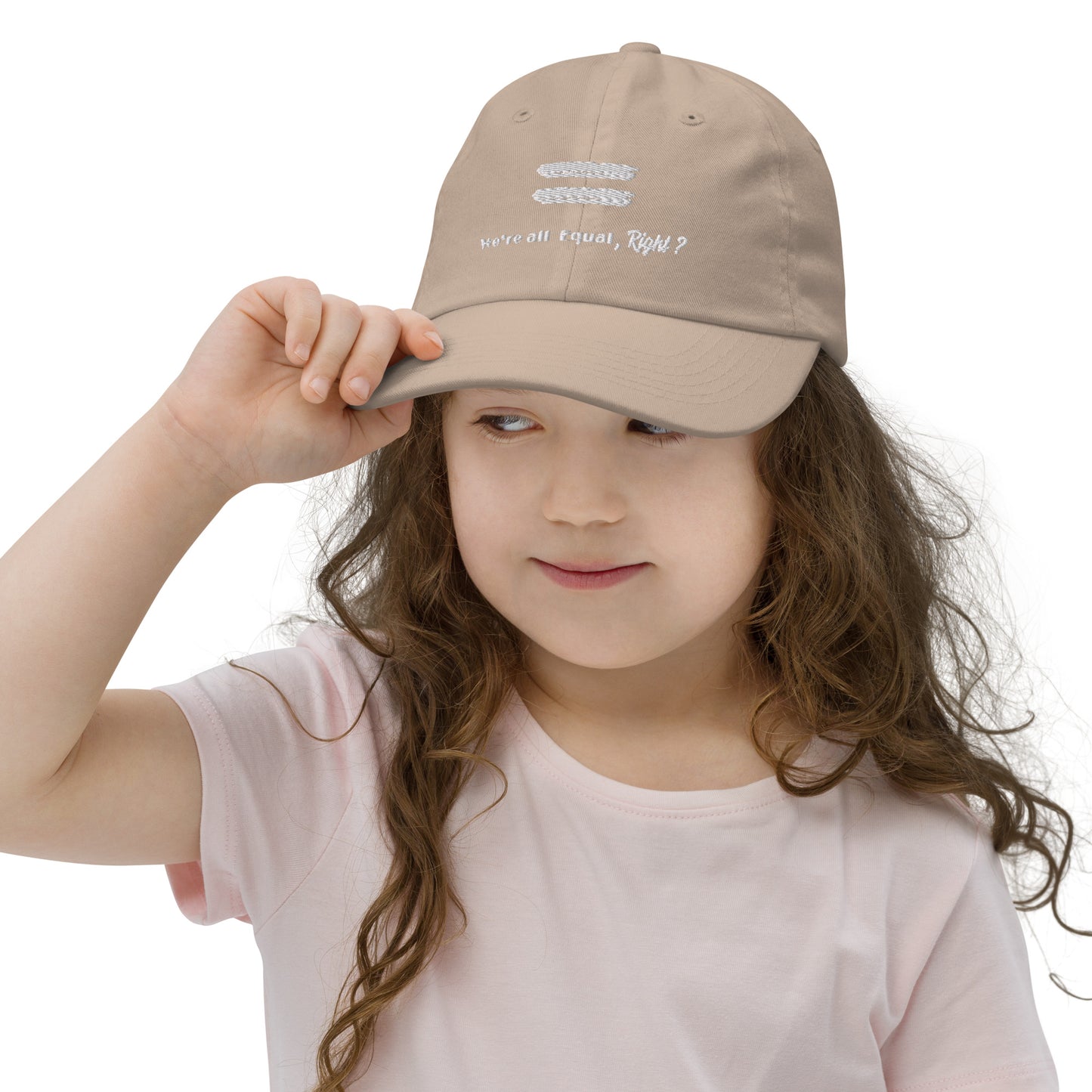 Youth baseball cap/ We are all equal, right?