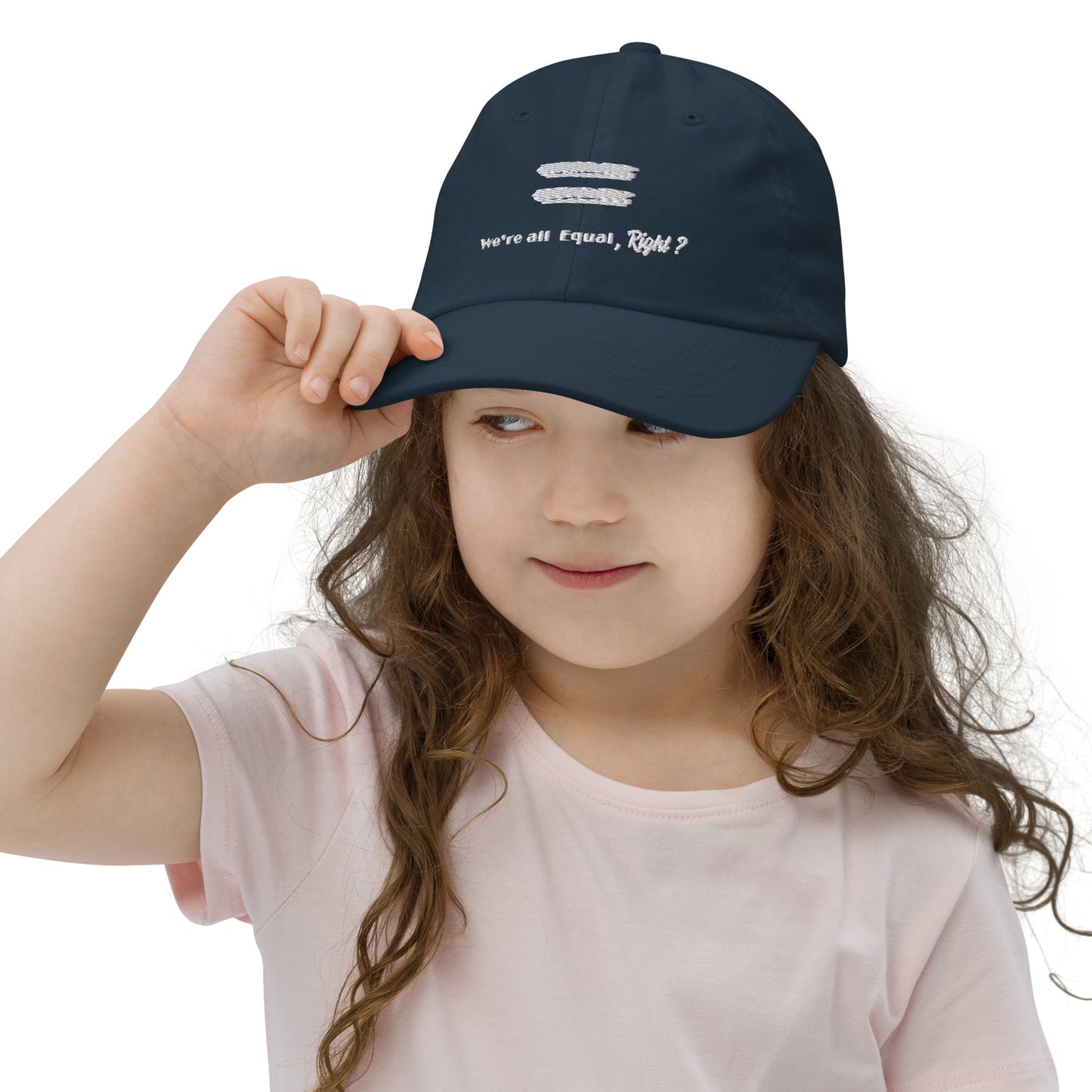Youth baseball cap/ We are all equal, right?