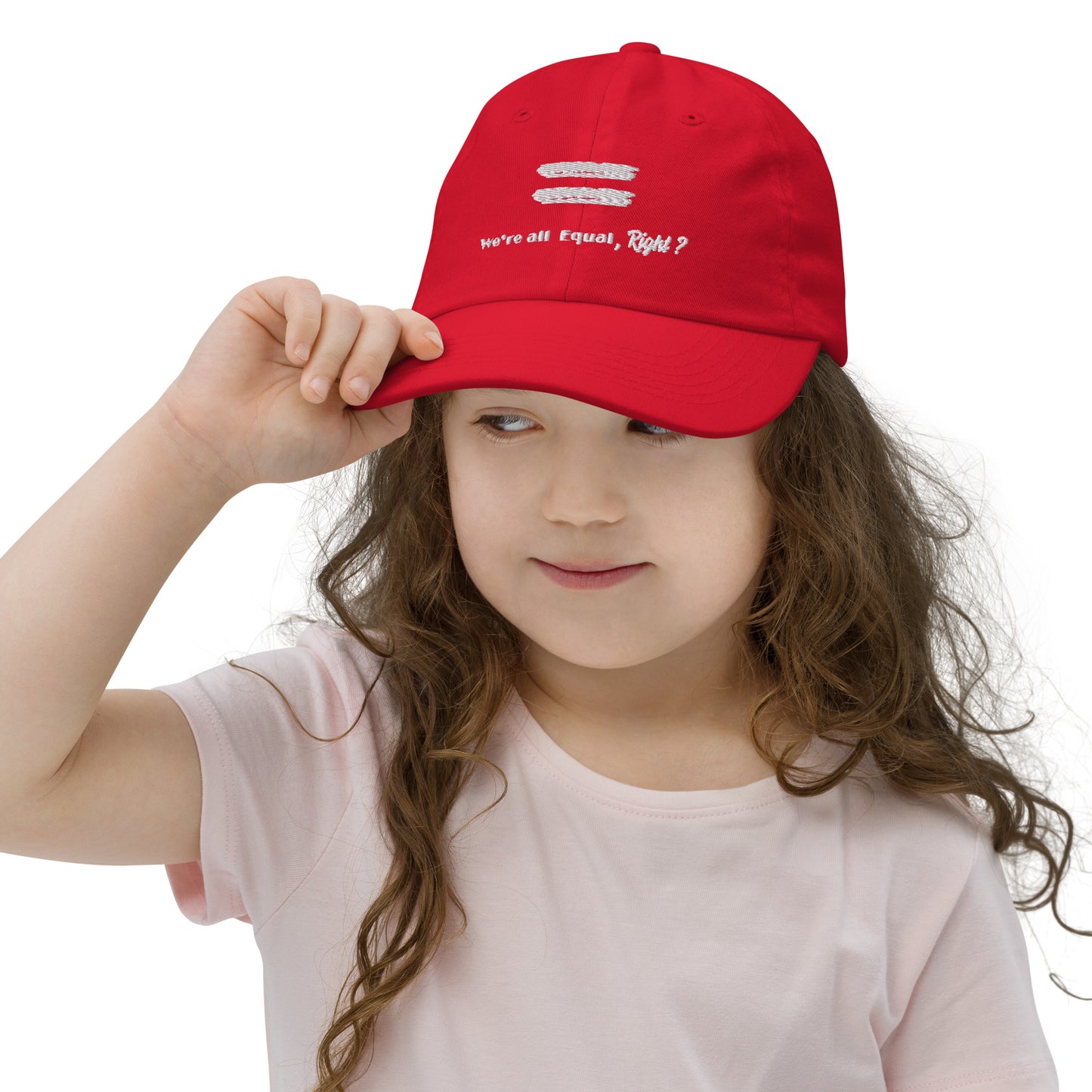 Youth baseball cap/ We are all equal, right?
