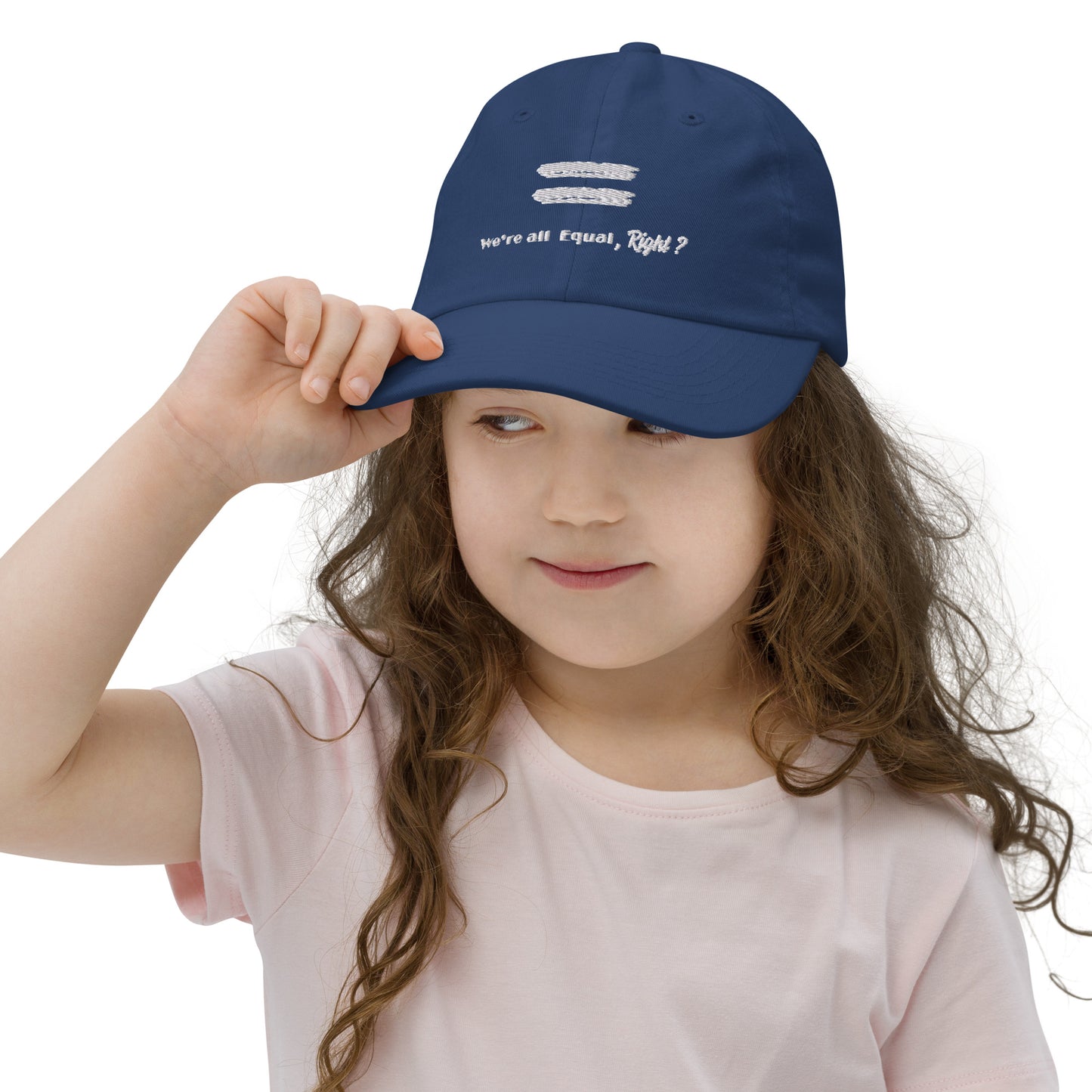 Youth baseball cap/ We are all equal, right?