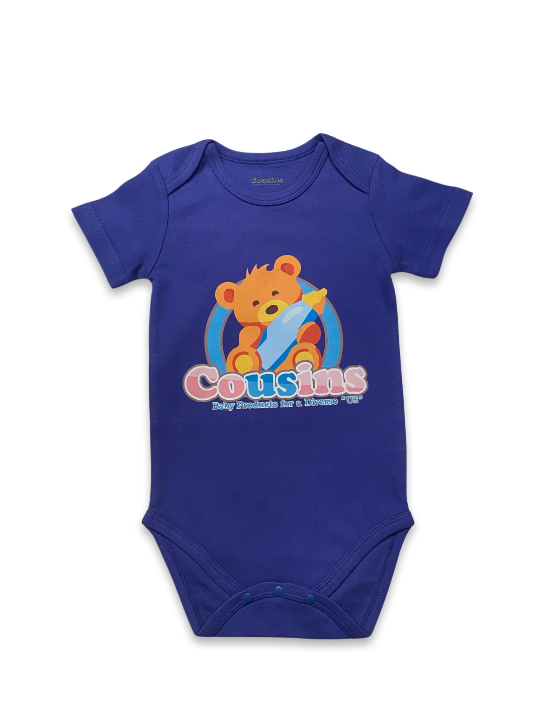 #BRANDCOLLECTION -Cousins Baby Products Onesie-Blue