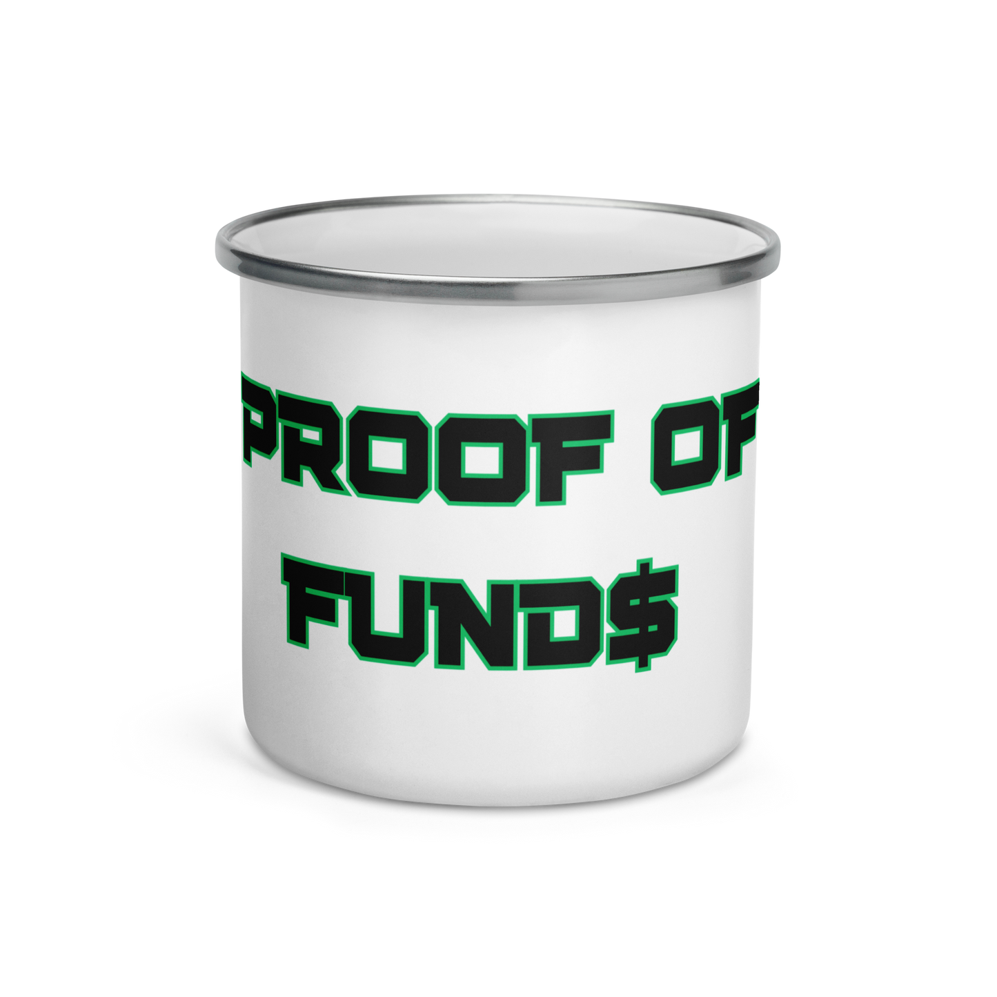 Proof of Funds Enamel Mug