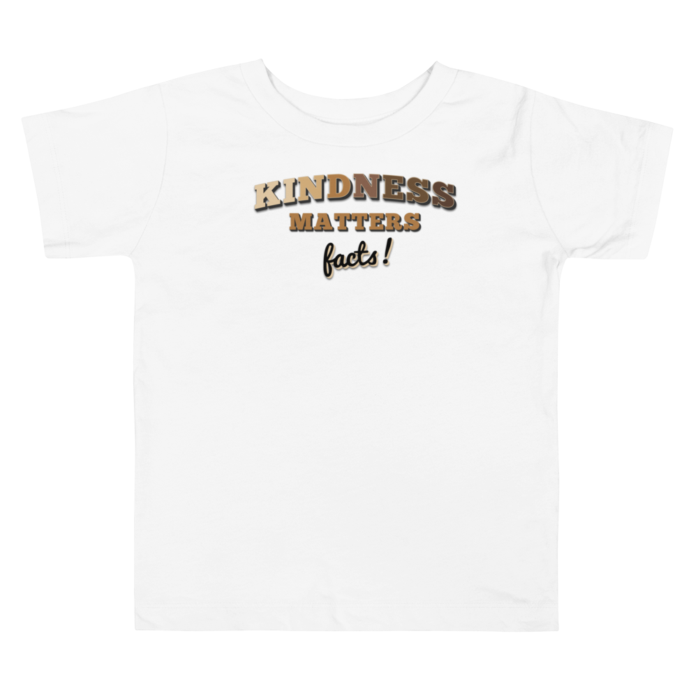 Kindness Matters, Facts! Toddler Short Sleeve Tee