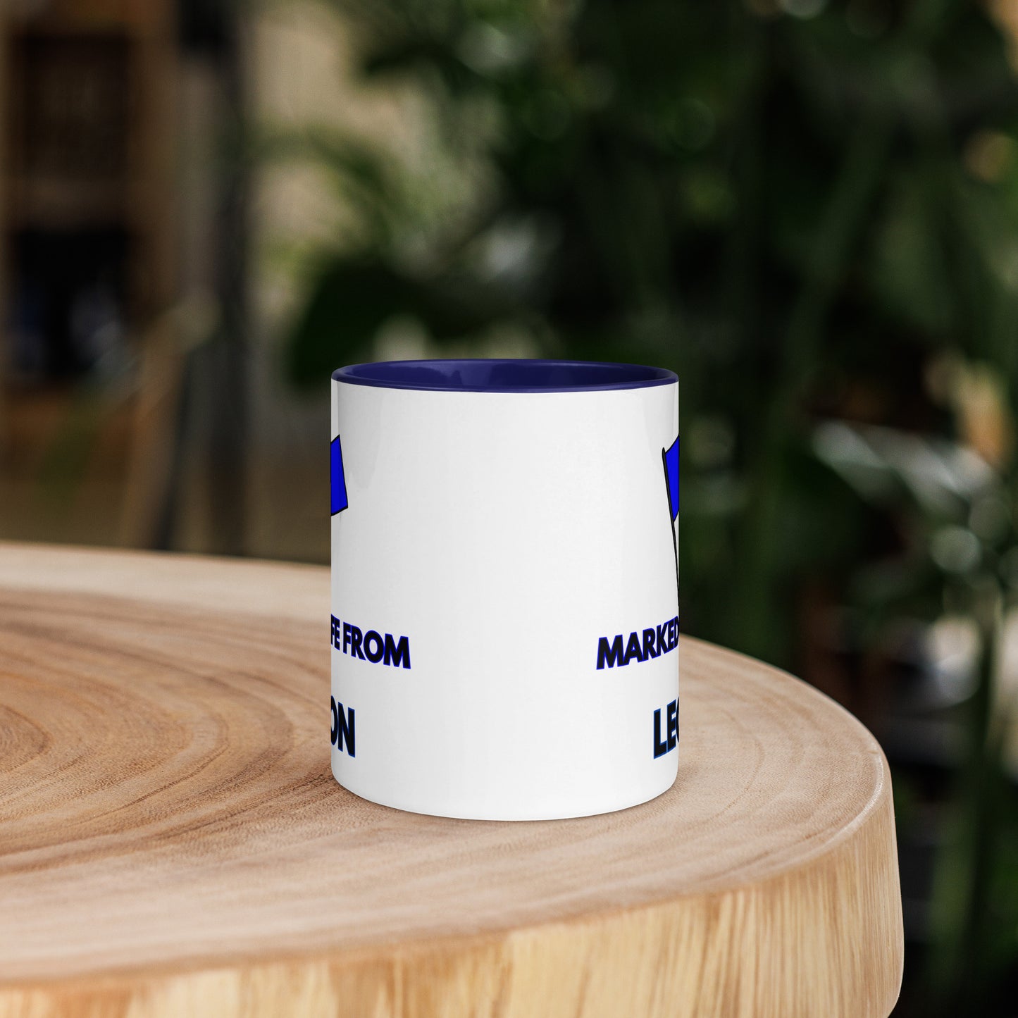 Marked Safe from Legion Mug with Color Inside