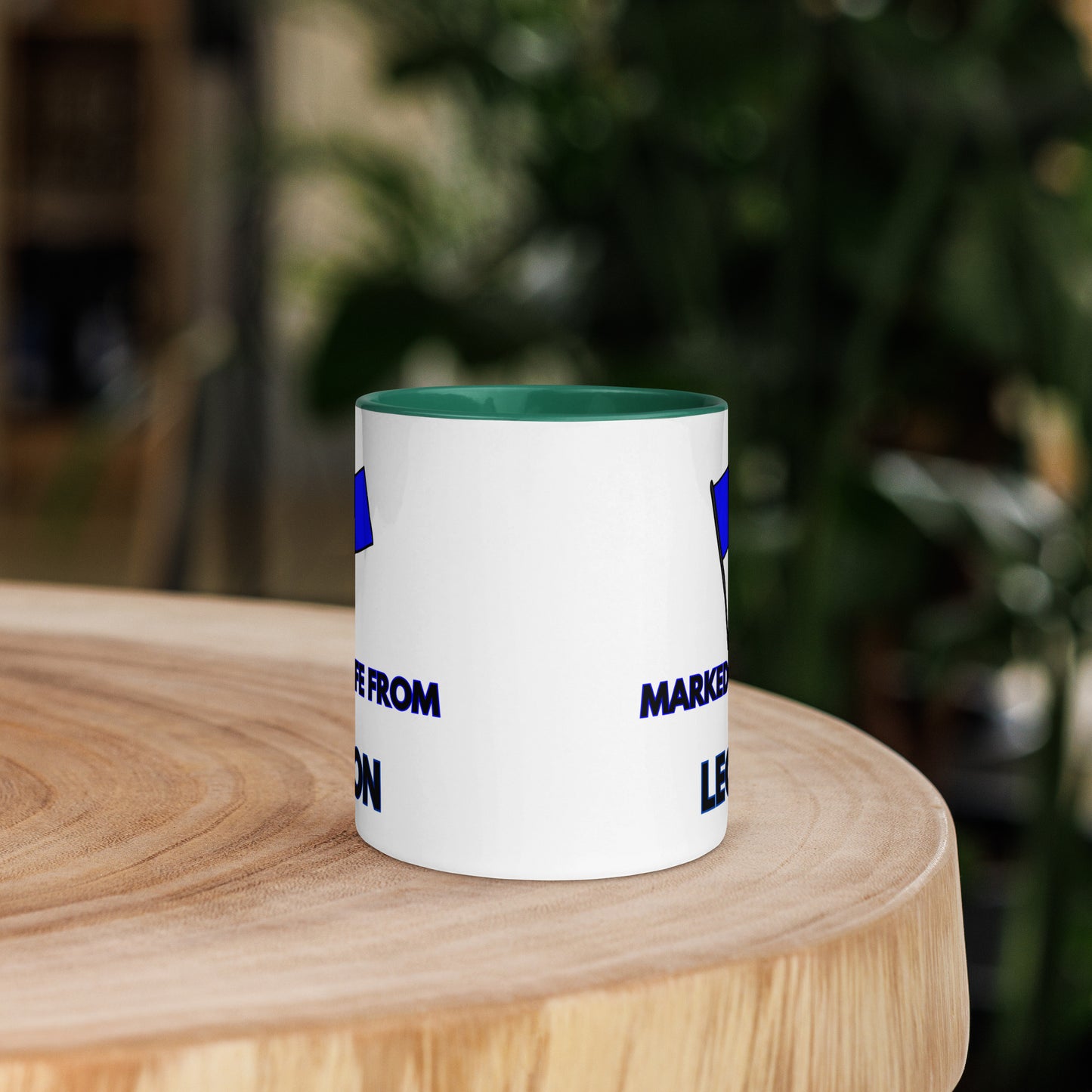 Marked Safe from Legion Mug with Color Inside