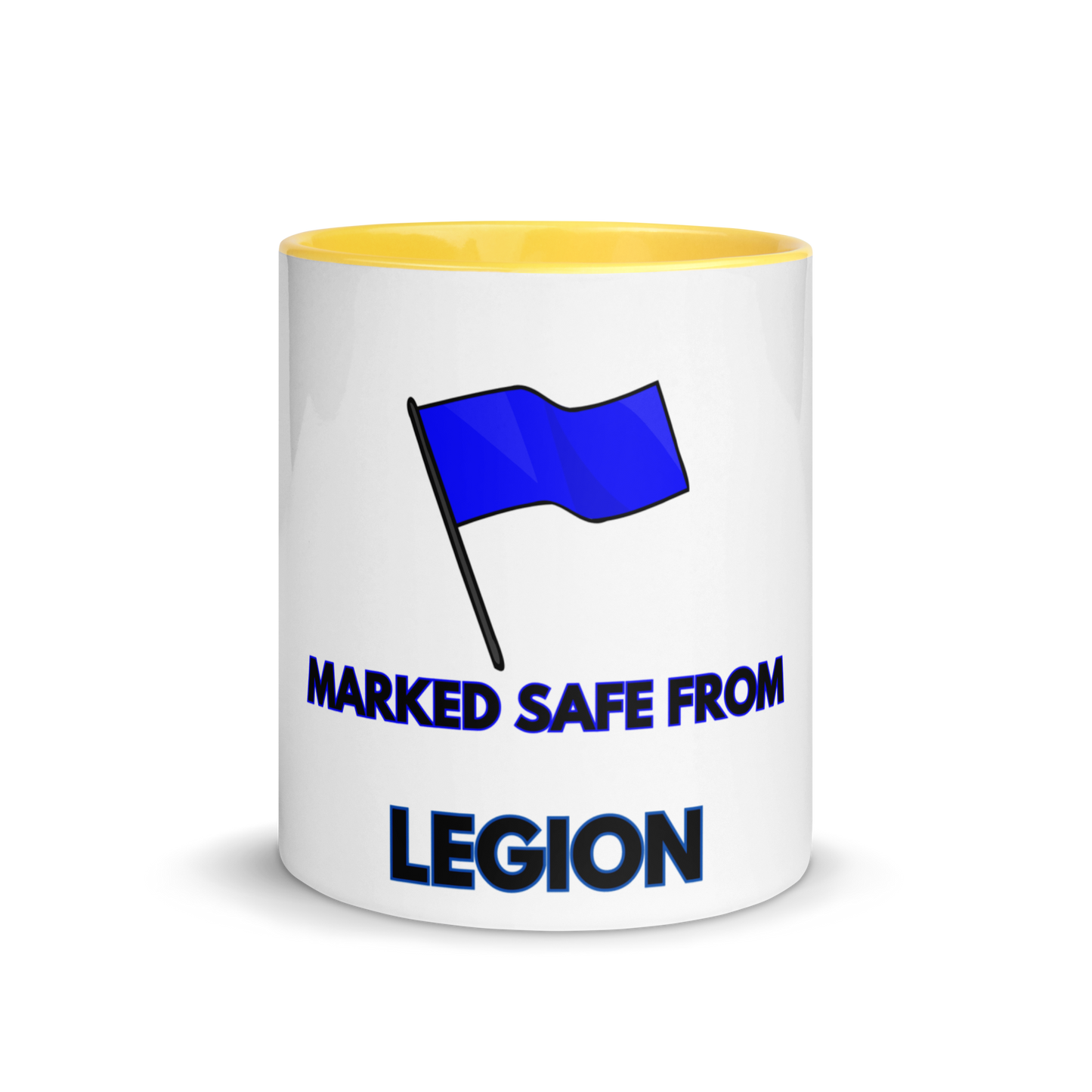 Marked Safe from Legion Mug with Color Inside