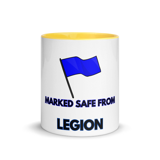 Marked Safe from Legion Mug with Color Inside