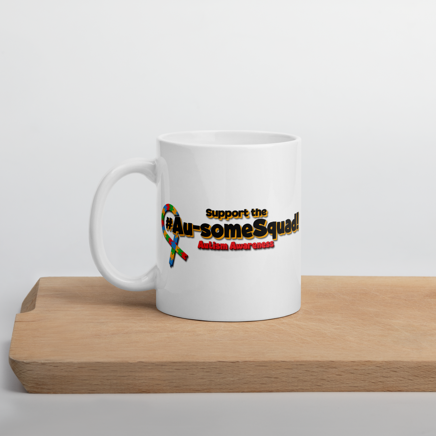 Support Auesome Squad Glossy Mug