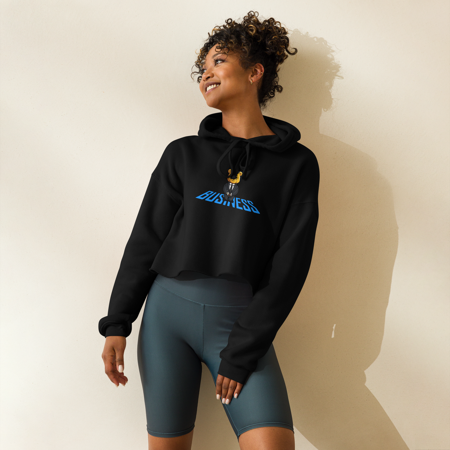 Standing on Business-Women's Crop Hoodie